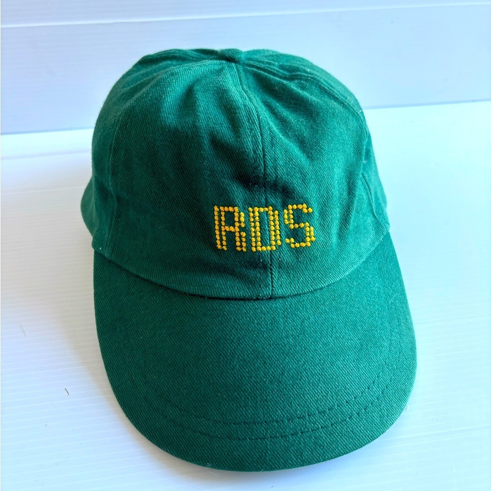 Vintage RDS Embroidered Green Hat